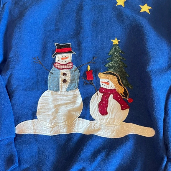 Vintage snowman 90s y2k sweater - Picture 2 of 4
